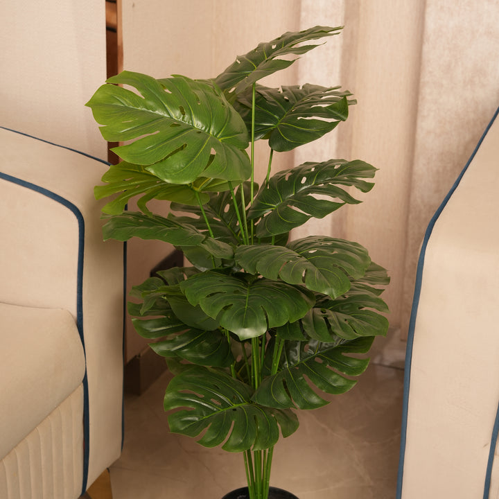 Grand Architectural Floor Statement — Lush Multi-Tiered in Modern Contrast Base