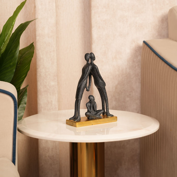 Abstract Family Protection Sculpture - Parents & Child