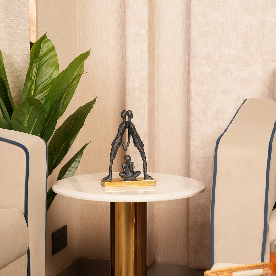 Abstract Family Protection Sculpture - Parents & Child