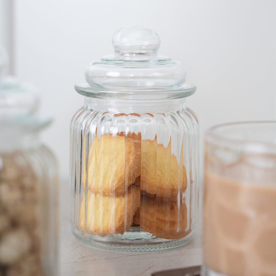 Glass Jar Storage Containers 350ML - Set of 3 | Airtight