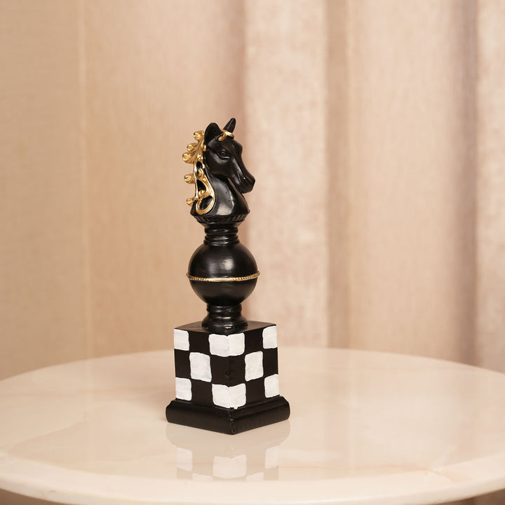 Regal Chess Knight Sculpture