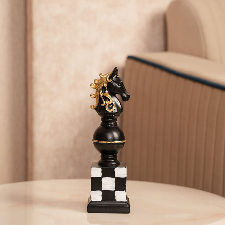 Regal Chess Knight Sculpture