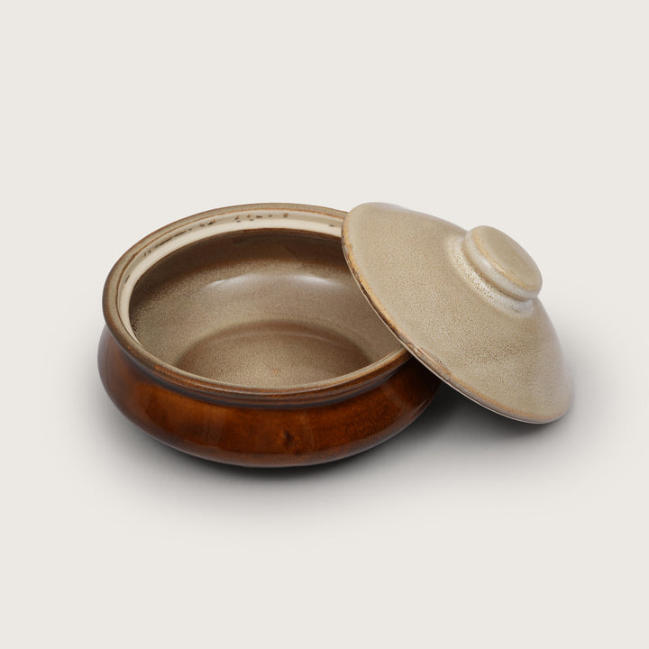 Rustic Serving Handi with Matching Lid
