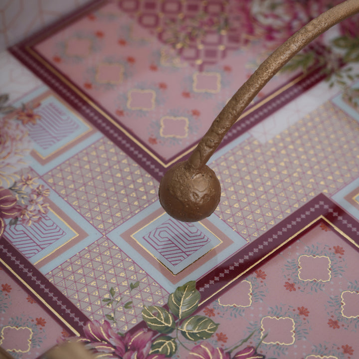 Printed Wooden Napkin Holder | Tissues Holder - Floral