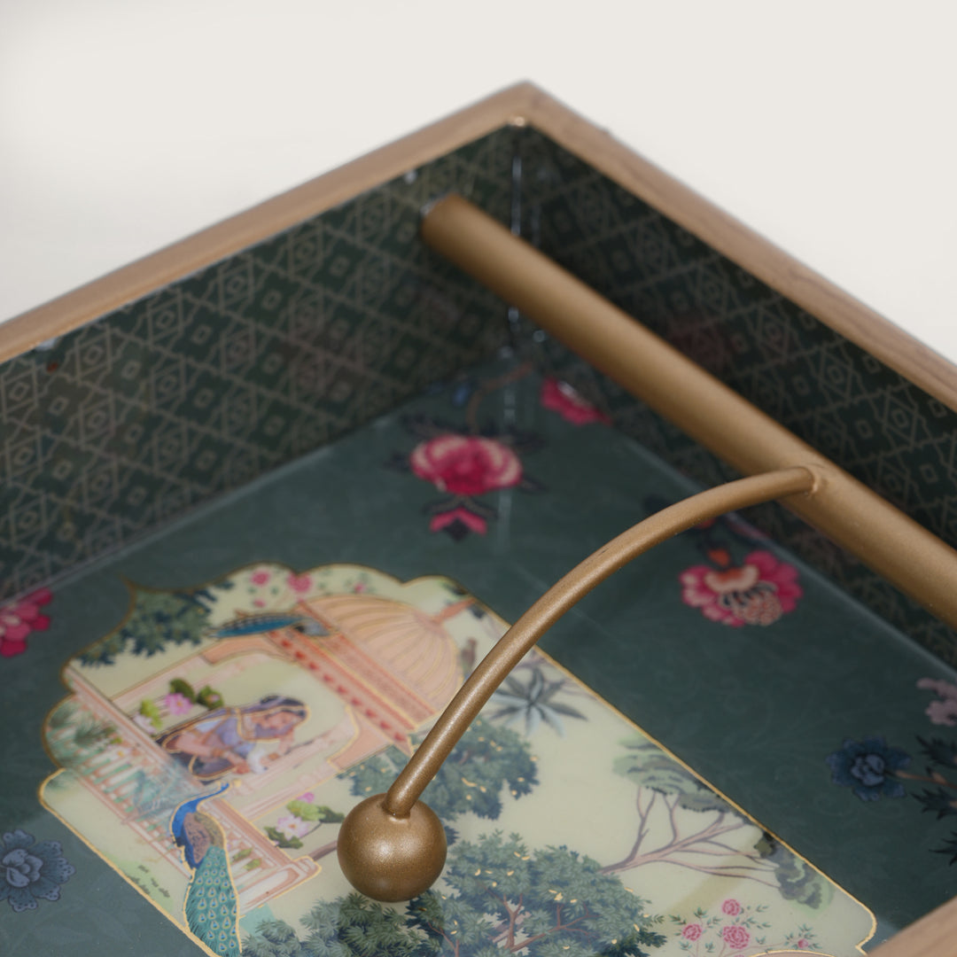 Printed Wooden Napkin Holder | Tissues Holder - Queen
