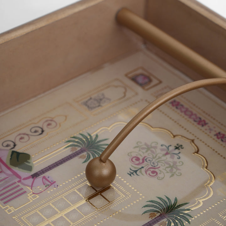 Printed Wooden Napkin Holder | Tissues Holder - Palace