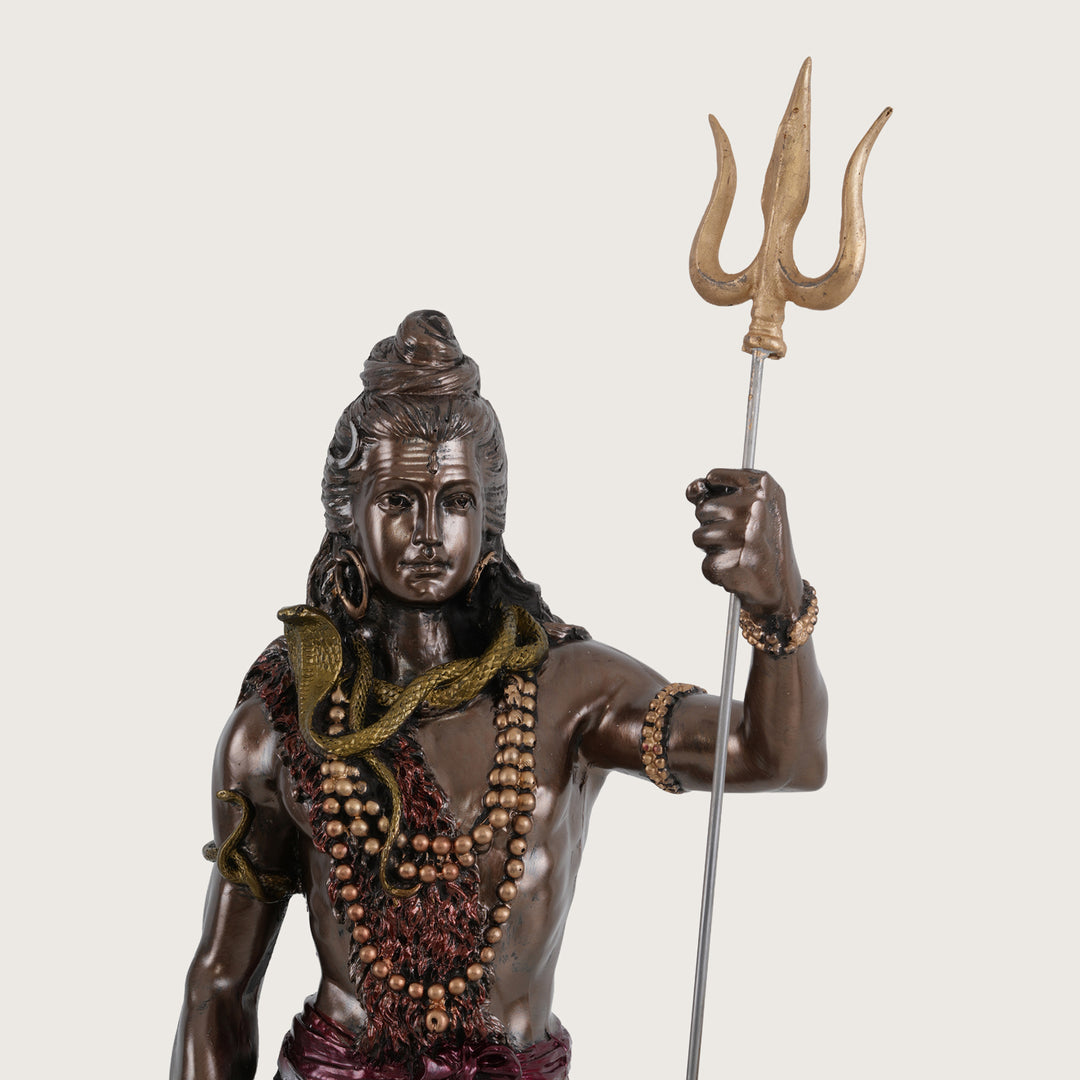 Divine 2 Feet Large Mahadev Sculpture with Trishul