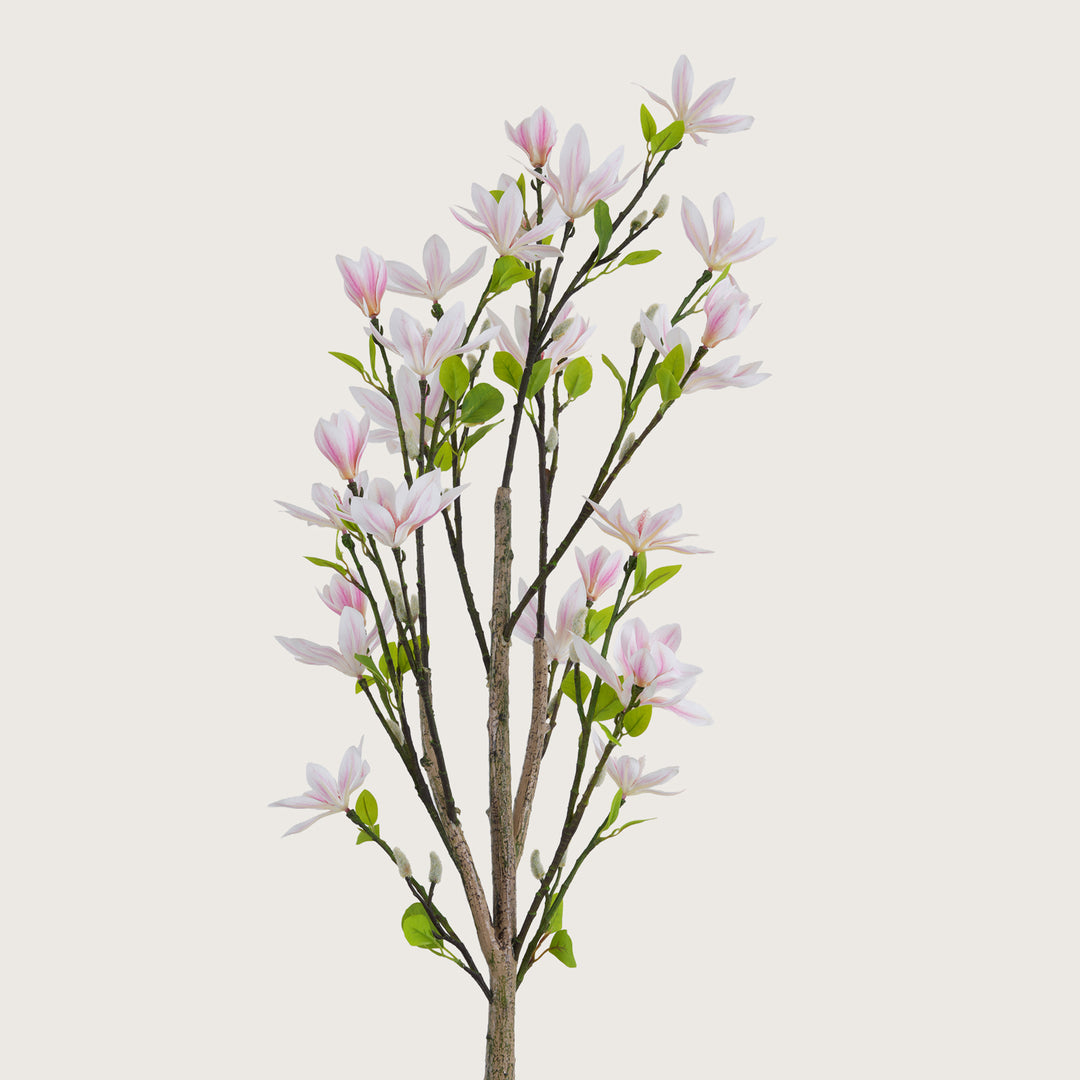 Artificial Slimline Blush-Pink Blossom Tree - Indoor Floor Plant