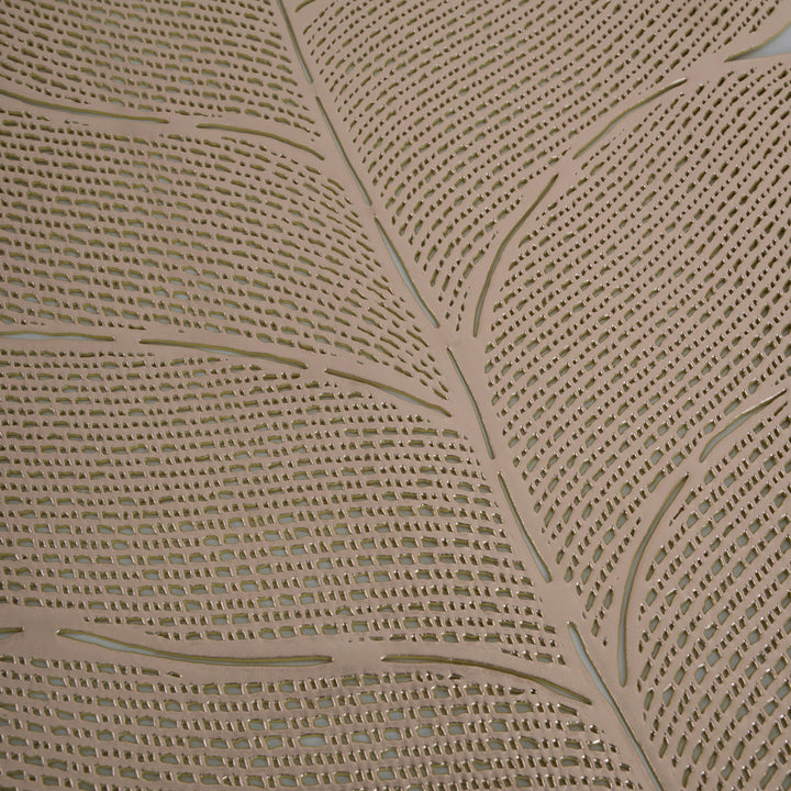 Gilded Botanical Leaf Placemats Set of 6