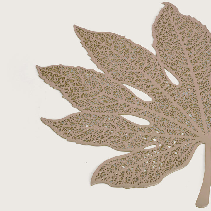 Decorative Maple Leaf Design Placemat Set of 6