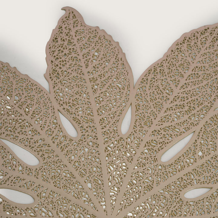 Decorative Maple Leaf Design Placemat Set of 6