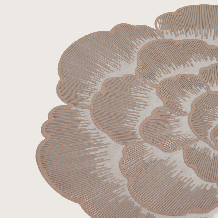 Decorative Camellia Design Placemat Set of 6