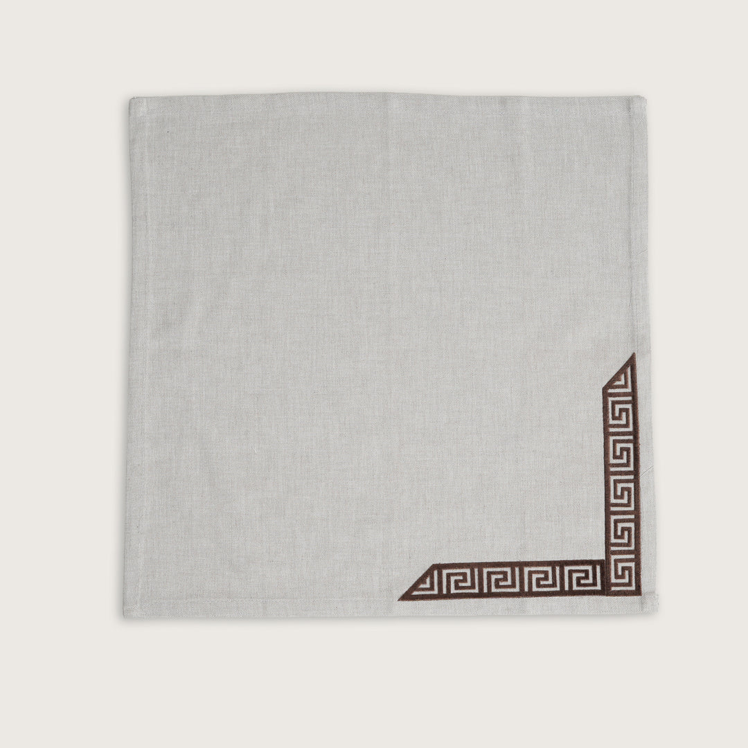 Mist Grey Premium Table Napkins - Set of 6