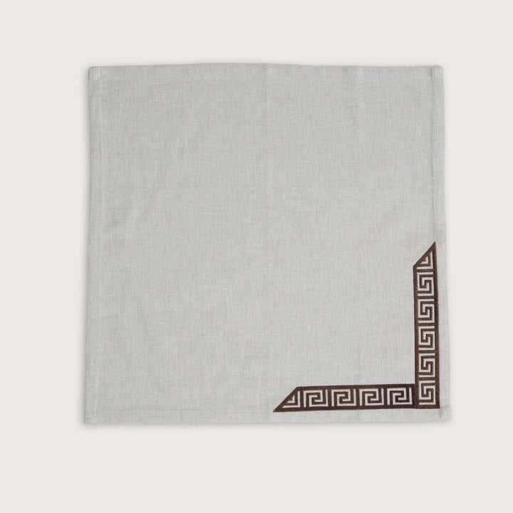 Mist Grey Premium Table Napkins - Set of 6