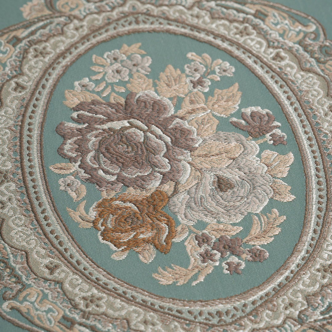 Victorian Floral Table Runner with Tasseled Trim Available In 4 Shades