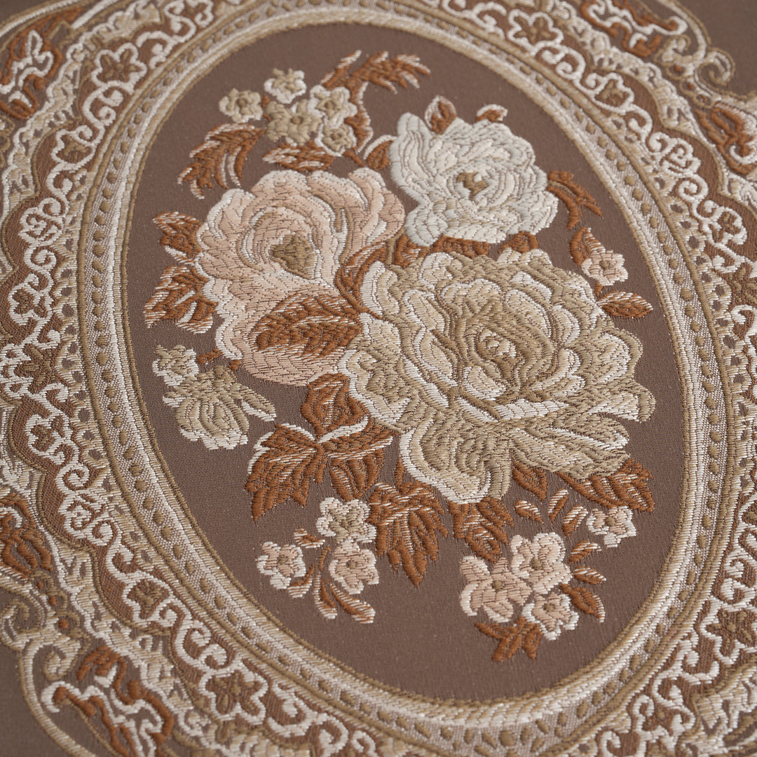 Victorian Floral Table Runner with Tasseled Trim Available In 4 Shades