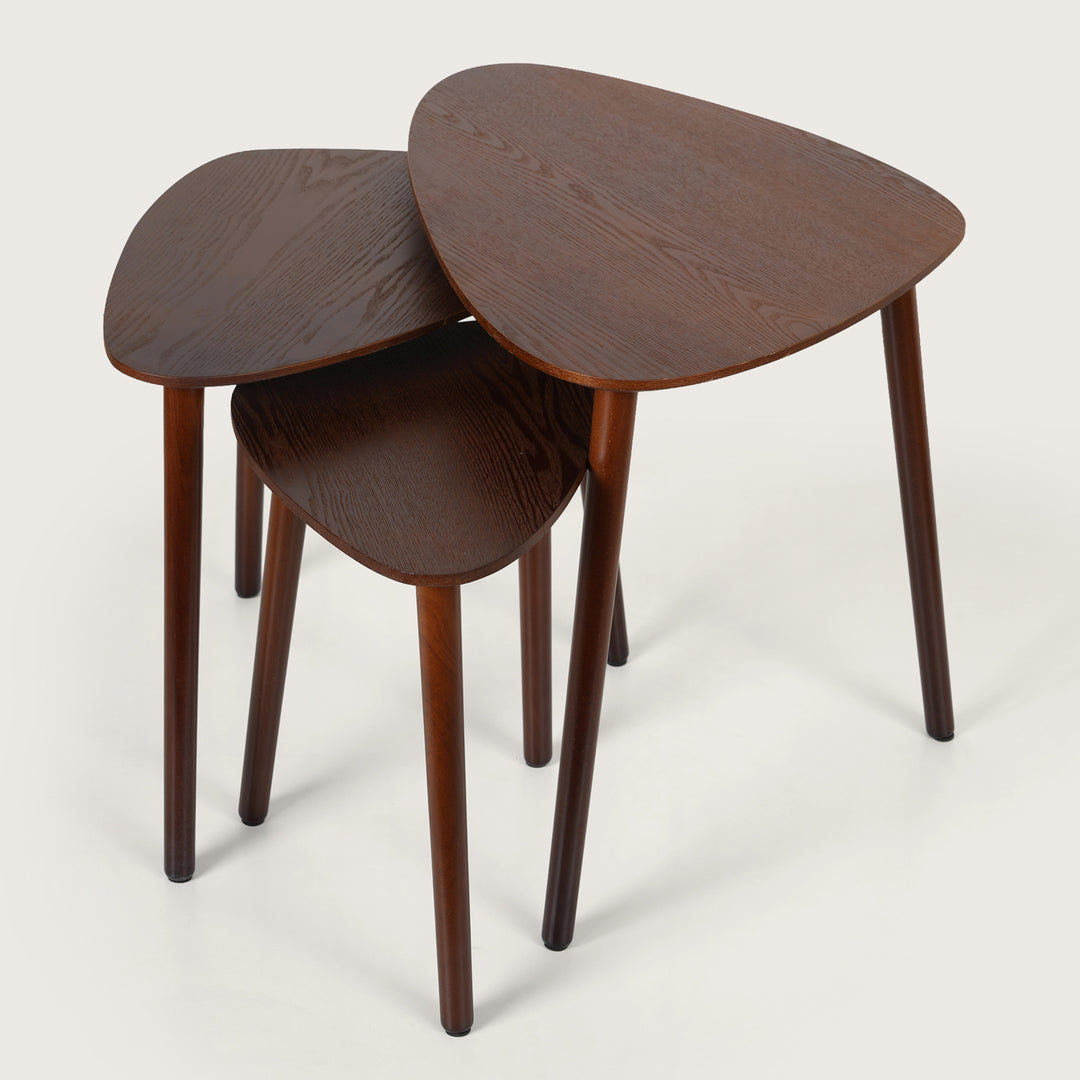 Modern Organic Shaped Nesting Table Set of 3