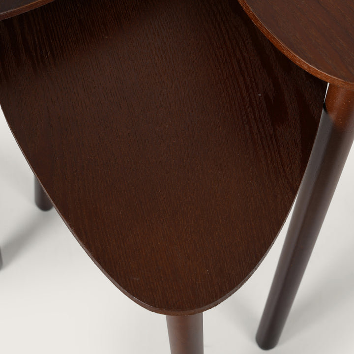 Modern Organic Shaped Nesting Table Set of 3