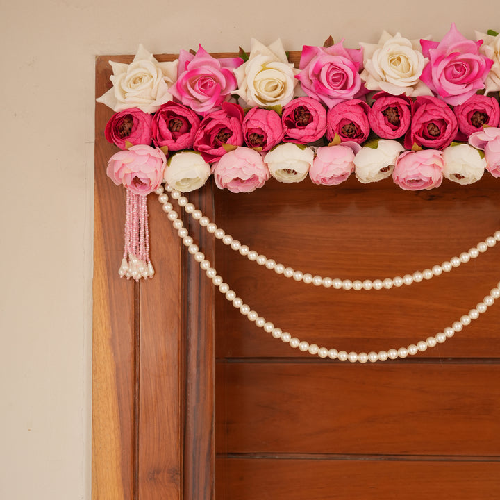 Rose Pearl Majesty Bandhanwar For Diwali Decoration
