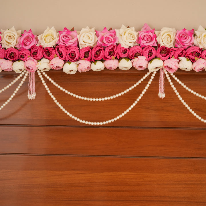 Rose Pearl Majesty Bandhanwar For Diwali Decoration