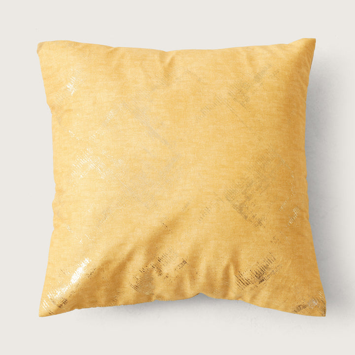 The Star Foil Cushion Cover Set of 2 - Yellow