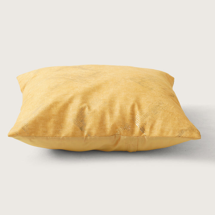 The Star Foil Cushion Cover Set of 2 - Yellow