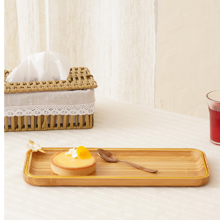 Bamboo Rectangle Tray - Medium