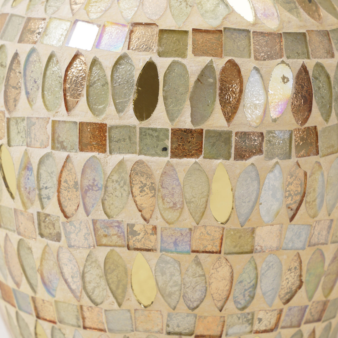 Golden Mosaic Vase