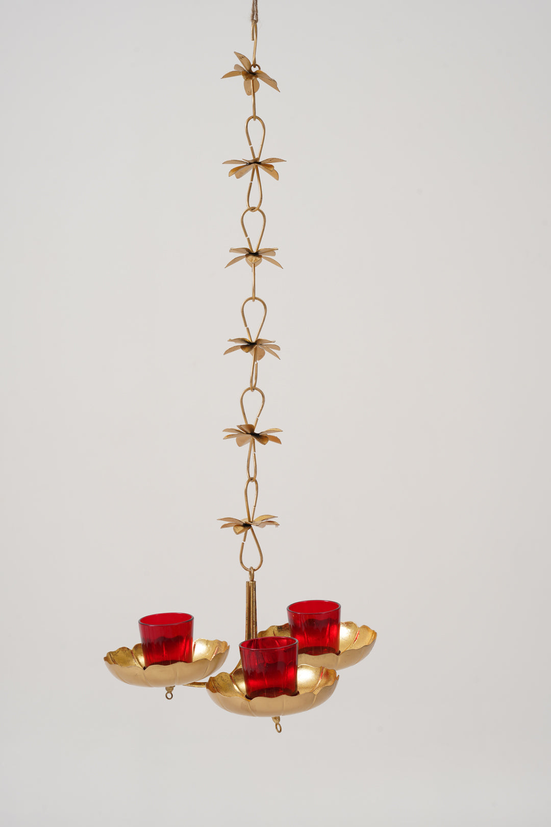 Hanging Lotus Multi Votive Candle Holder