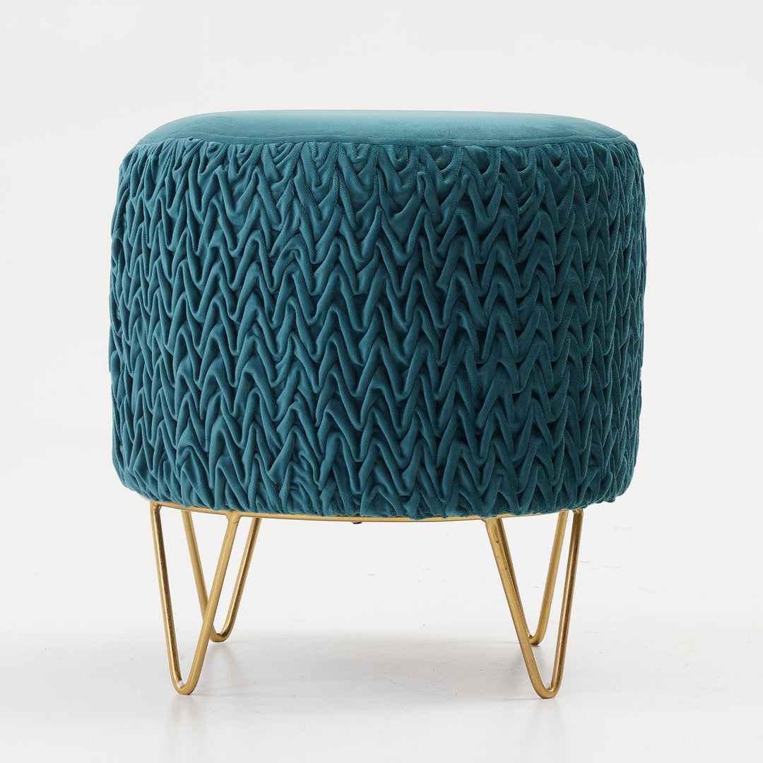 Karas Pouffe XL (Teal)