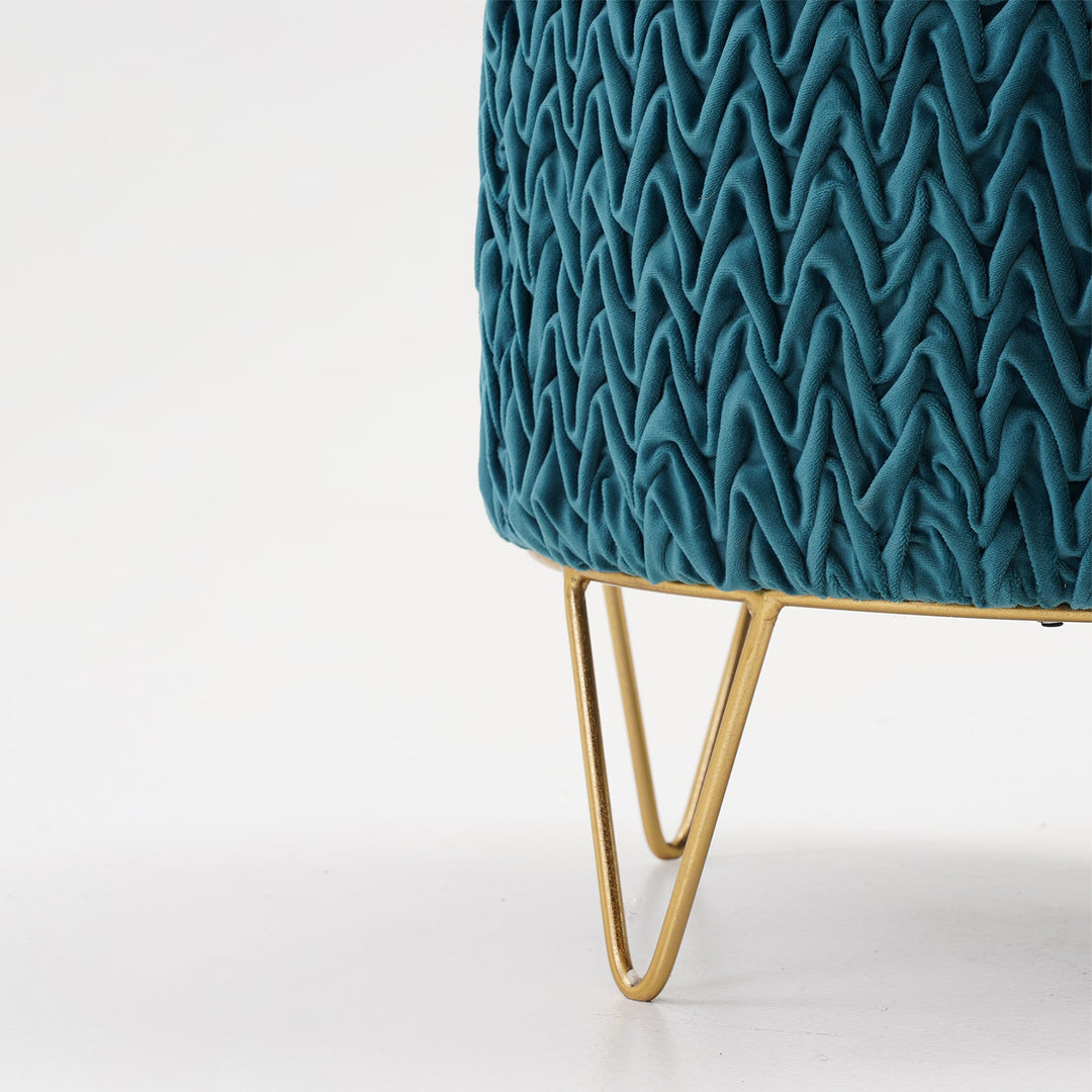 Karas Pouffe XL (Teal)