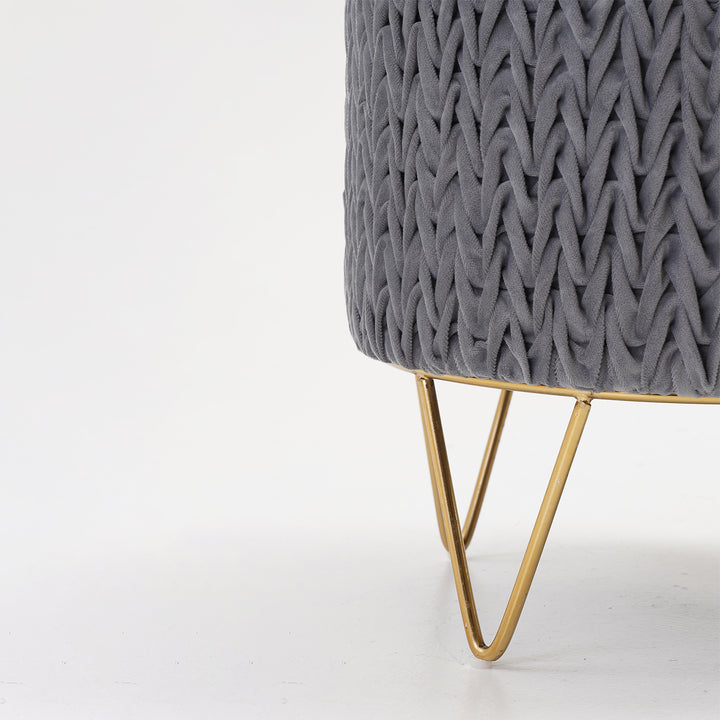 Karas Pouffe XL (Grey)