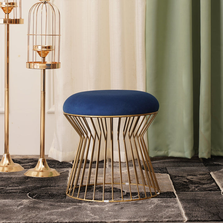 Monic Pouffe  (Blue)