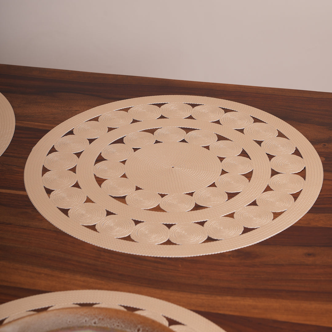 Modern Concentric Circle Placemat Set of 6
