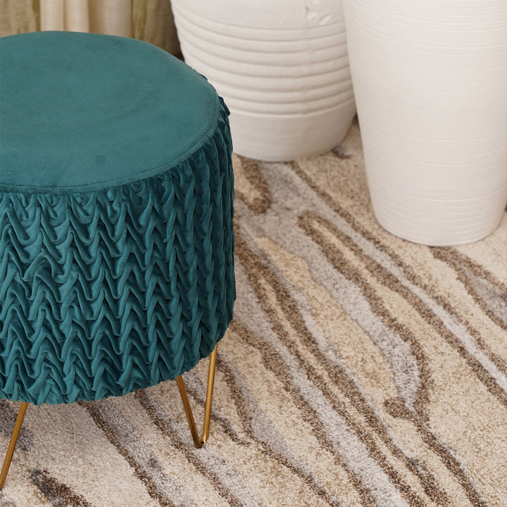 Karas Pouffe XL (Teal)