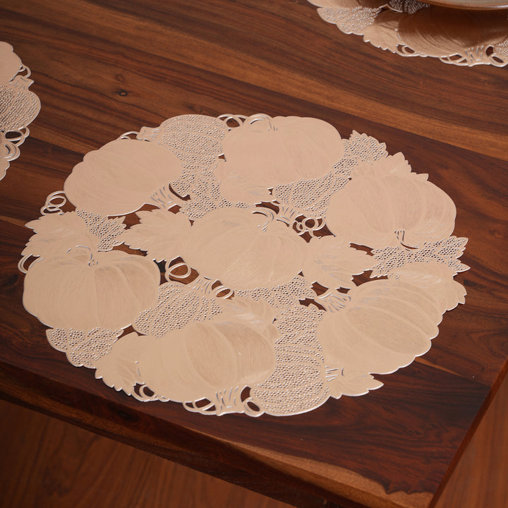 Decorative Pumpkin Patch Placemat Set of 6