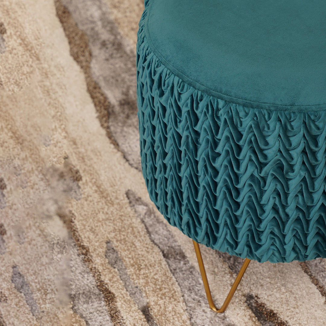 Karas Pouffe XL (Teal)