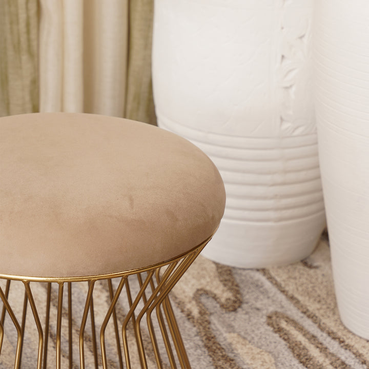 Monic Pouffe (Beige)