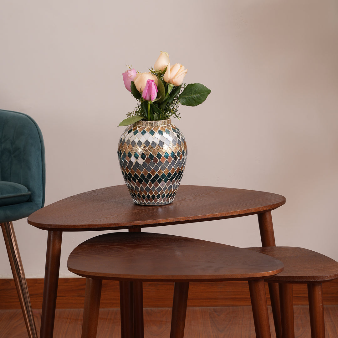 Modern Organic Shaped Nesting Table Set of 3