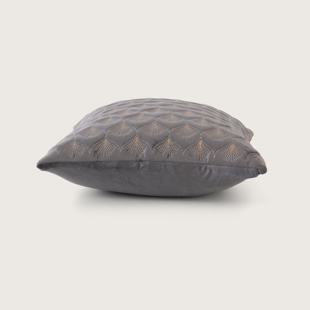 Luxury Quilted Scalloped  Cushion Cover- Set of 2