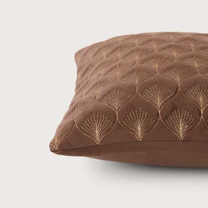 Luxury Quilted Scalloped  Cushion Cover- Set of 2