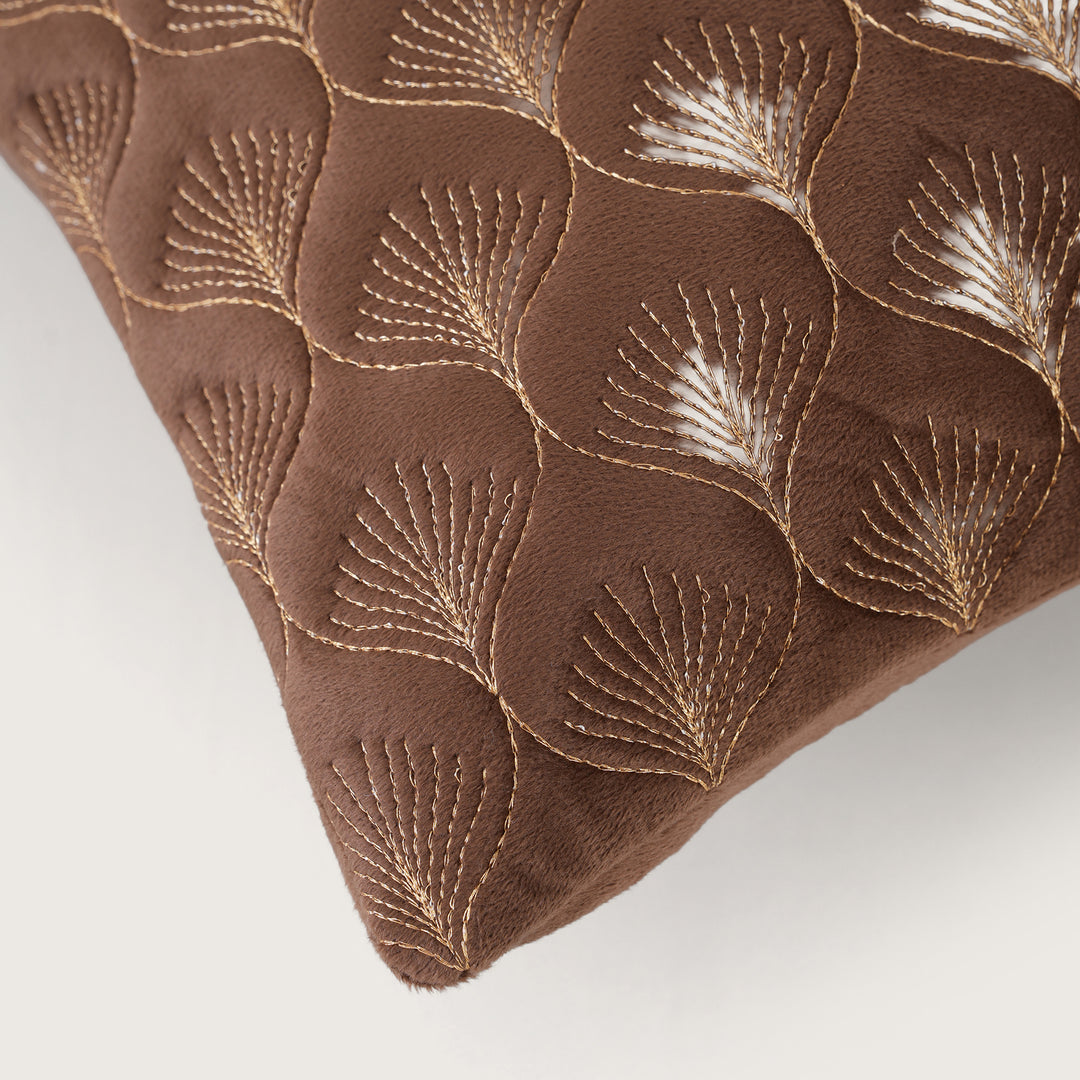 Luxury Quilted Scalloped  Cushion Cover- Set of 2