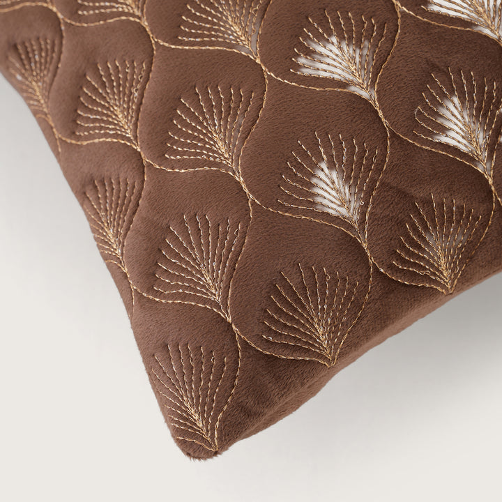 Luxury Quilted Scalloped  Cushion Cover- Set of 2