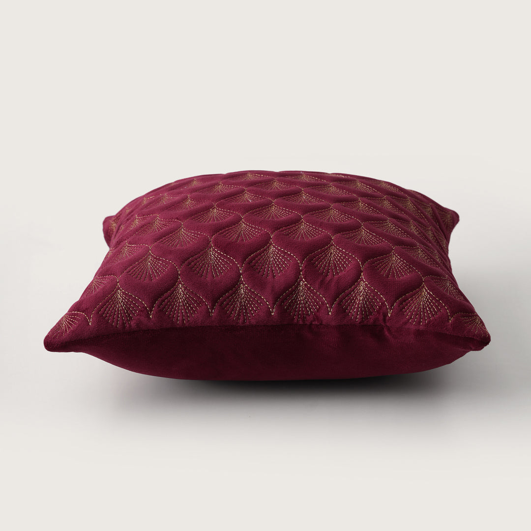Luxury Quilted Scalloped  Cushion Cover- Set of 2