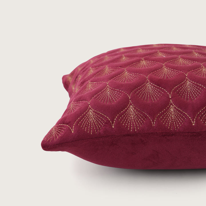 Luxury Quilted Scalloped  Cushion Cover- Set of 2