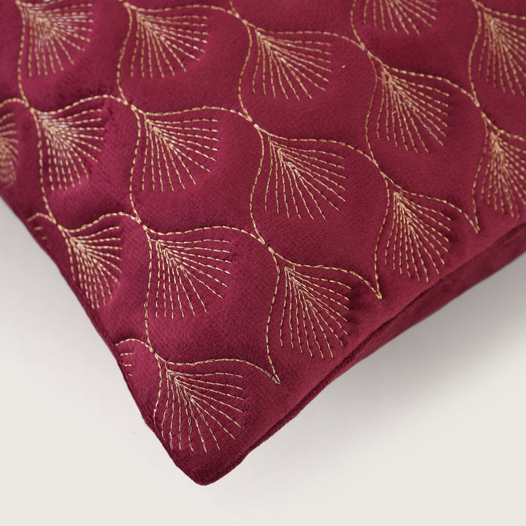 Luxury Quilted Scalloped  Cushion Cover- Set of 2