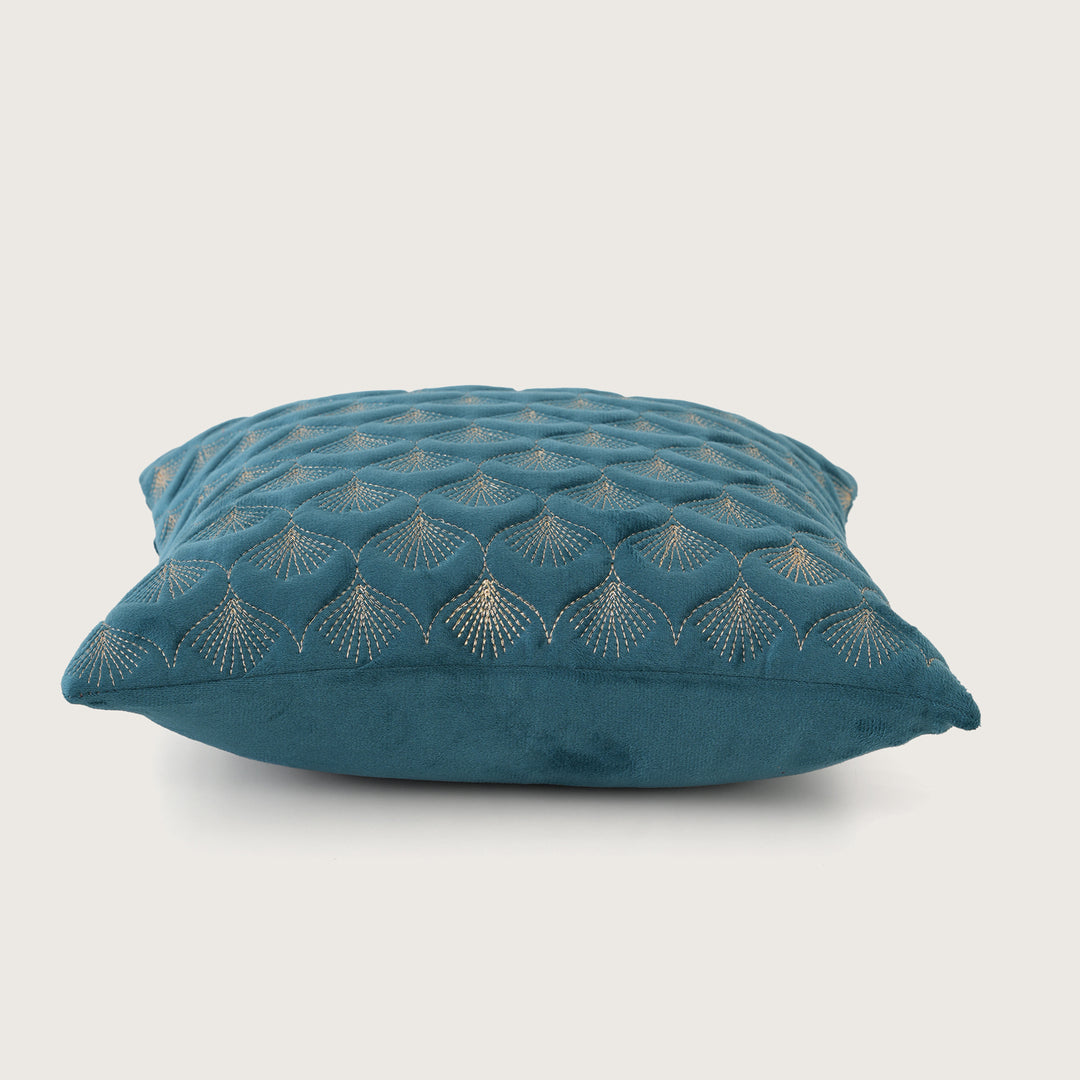 Luxury Quilted Scalloped  Cushion Cover- Set of 2