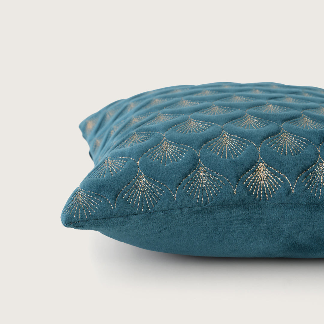 Luxury Quilted Scalloped  Cushion Cover- Set of 2