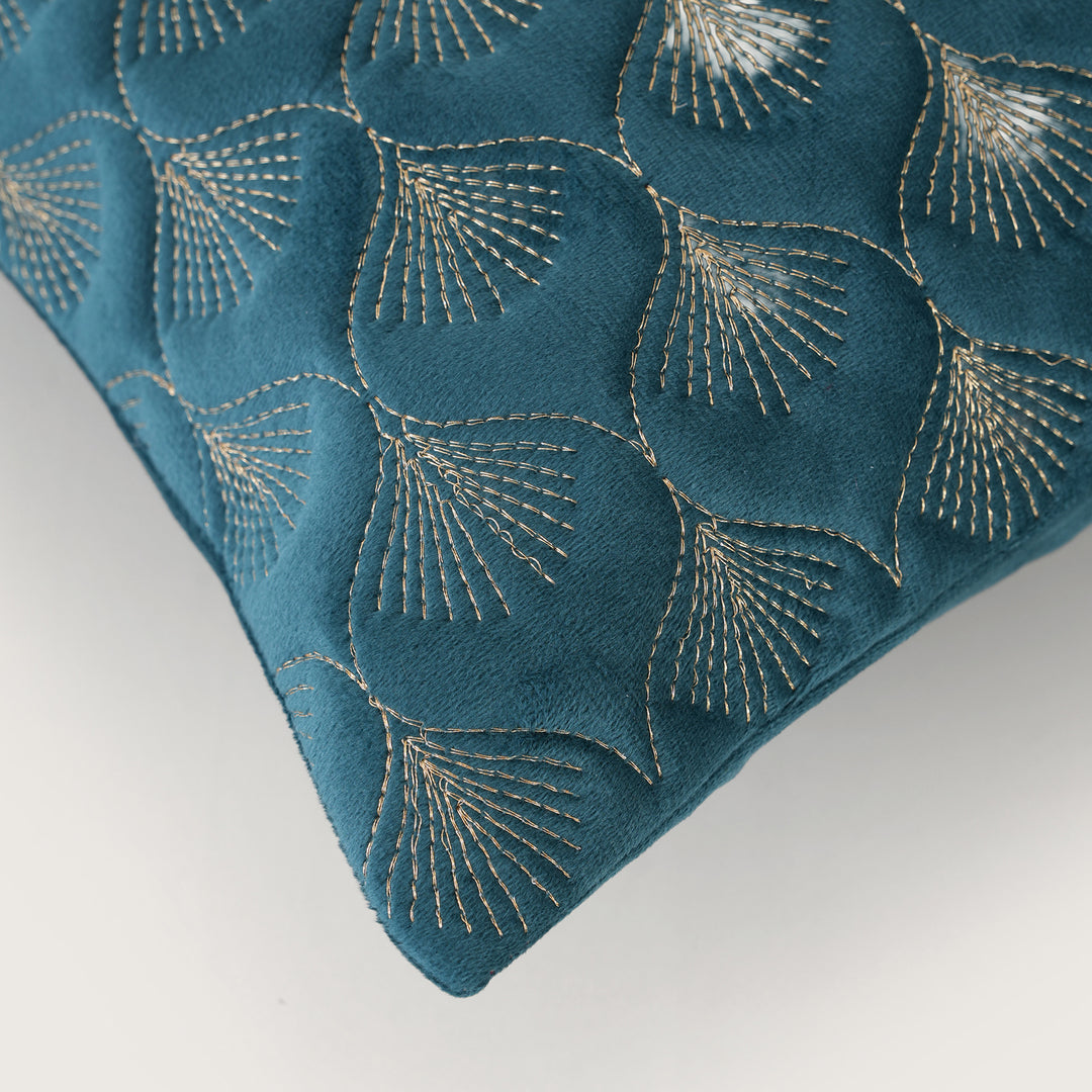 Luxury Quilted Scalloped  Cushion Cover- Set of 2