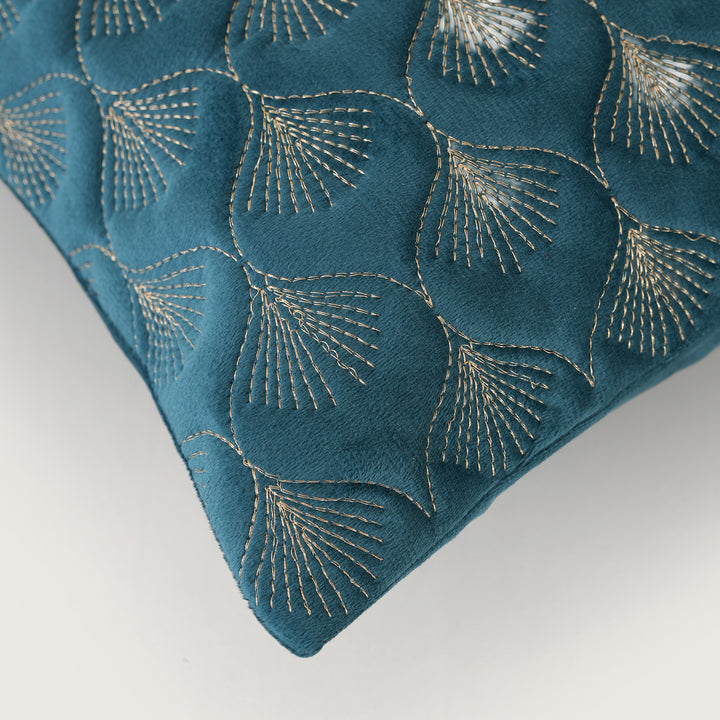 Luxury Quilted Scalloped  Cushion Cover- Set of 2